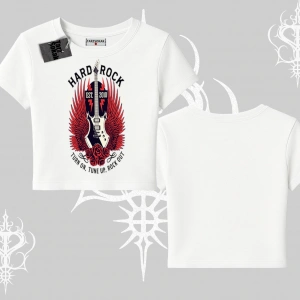 Babby Tee Tshirt Hard Rock Winged Guitar Rebellion