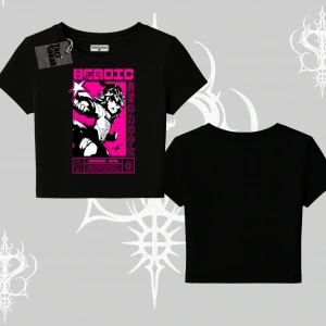 Babby Tee Tshirt Heroic Anime Girl Japon Stil Grafik Baskılı