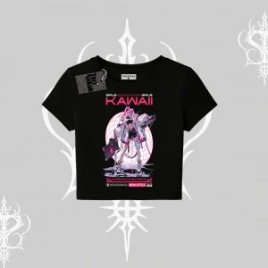 Babby Tee Tshirt Kawaii Cyberpunk Kız Japon Stil Baskı