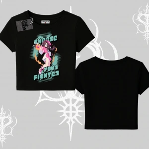 Babby Tee Tshirt Oversize  Anime Kız Desenli Japon Stil