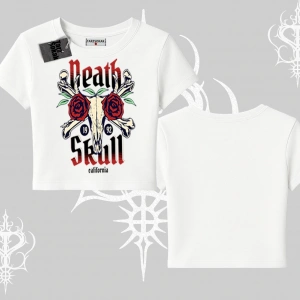 Babby Tee Tshirt Skull & Roses Vintage West Coast Rebellion