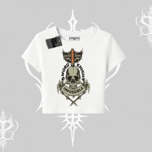 Babby Tee Tshirt Sword Knight Skull Impossible Street Creed