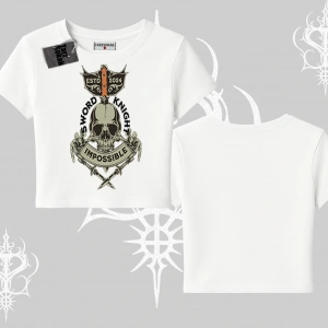 Babby Tee Tshirt Sword Knight Skull Impossible Street Creed