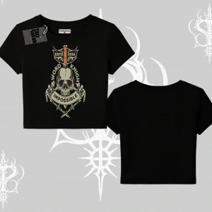 Babby Tee Tshirt Sword Knight Skull Impossible Street Creed