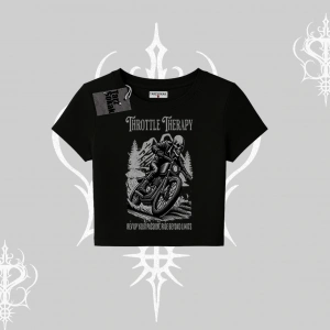 Babby Tee Tshirt Throttle Therapy No Brakes Just Freedom