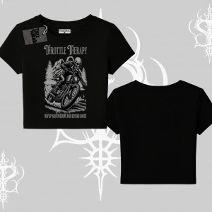 Babby Tee Tshirt Throttle Therapy No Brakes Just Freedom