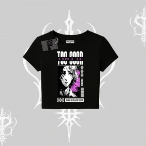 Babby Tee Tshirt Too Good Anime Girl Grafik Baskılı