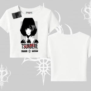 Babby Tee Tshirt Tsundere Anime Japanese Style Baskılı