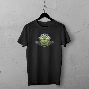 Babee Baby Yoda Gym Tasarımlı T-shirt Unisex Prime,çatlama Solma Yapmaz,gym Motivation Tasarı