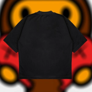 Bape X Comme Des Garçons Oversize Unisex Pamuklu Nefes Alan Kalın Kumaşlı