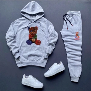 Barrow Yaka Dijital Baskılı Kışlık UNİSEX Eşofman Takımı