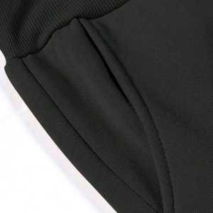 Basics 2pcs Mountain Print Drawstring Waist Eşofman Altı