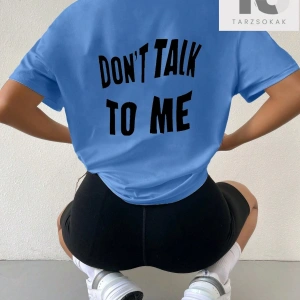 Basit Desen Baskılı T-shirt