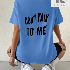 Basit Desen Baskılı T-shirt