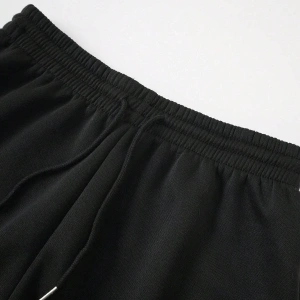 Basketball & Letter Graphic Drawstring Waist Şort