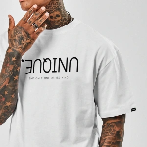 Baskılı Beyaz Tshirt NRAGE156