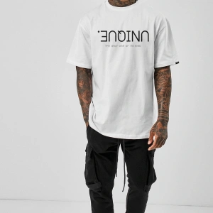 Baskılı Beyaz Tshirt NRAGE156