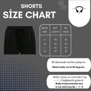 Bay Brooklyn New York Penye Şort - Siyah Baskılı Kısa