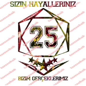 BAY/-ÇOCUK T-SHIRT SİZİN HAYALLERİNİZ BİZİM GERÇEKLERİMİZ