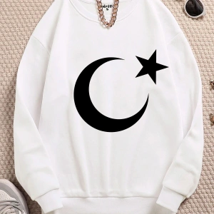 Bayrak Köstebek Sokak Trend Tasarım Harajuku/Gotik Beyaz