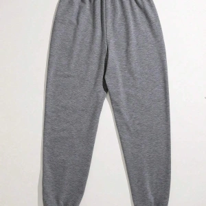 Bear Print Drawstring Waist 4 Mevsim Eşofman