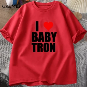 Ben aşk BABYTRON T Shirt erkekler rapçi T-Shirt shiboyboyz Streetwear Harajuku pamuk Unisex r 3020