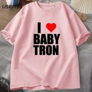 Ben aşk BABYTRON T Shirt erkekler rapçi T-Shirt shiboyboyz Streetwear Harajuku pamuk Unisex r 3020
