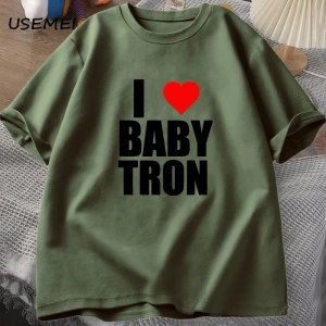 Ben aşk BABYTRON T Shirt erkekler rapçi T-Shirt shiboyboyz Streetwear Harajuku pamuk Unisex r 3020