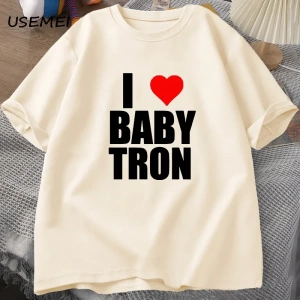 Ben aşk BABYTRON T Shirt erkekler rapçi T-Shirt shiboyboyz Streetwear Harajuku pamuk Unisex r 3020