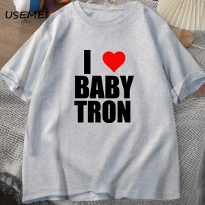 Ben aşk BABYTRON T Shirt erkekler rapçi T-Shirt shiboyboyz Streetwear Harajuku pamuk Unisex r 3020
