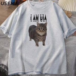 Ben Deliğe Gidiyorum Komik Kedi Meme Baskılı T Shirt Erkekler Kadınlar için Aptal Çirkin T-sh 2875