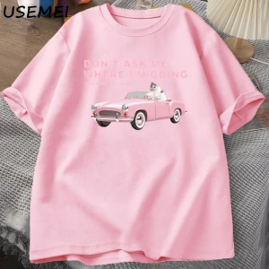 Ben Deliğe Gidiyorum Komik Kedi Meme Baskılı T Shirt Erkekler Kadınlar için Aptal Çirkin T-sh 2875
