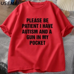 Ben güzel arka baskı T-shirt erkek kadın komik ruh sağlığı T Shirt mizah pamuk kısa kollu bol 2884