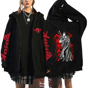 Berserk Fermuarlı Kapşonlu Hoodie Mod462 14937