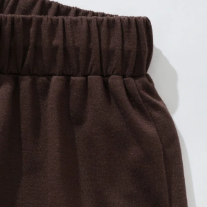 Beverage & Slogan Graphic Drawstring Waist Şort