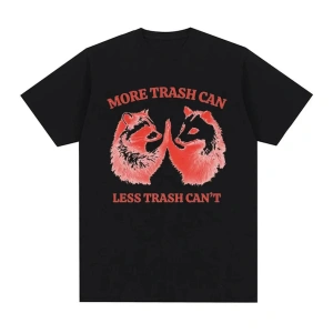 Beyaz 2004Çöp Kutusu, Daha Az Çöp Kutusu Komik Rakun T Sh