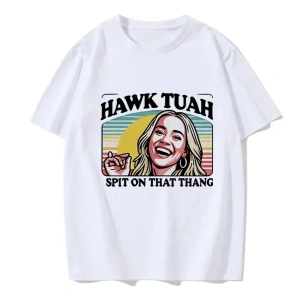 Beyaz 90lar Sıcak Satış Şahin Tuah 24 That Thanga Tükürmek Vintage T O B