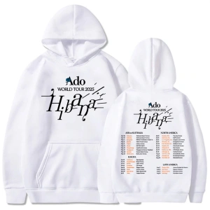 Beyaz Adoo Dünya Turu Japon kıcı Moda Unisex Uzun Ko