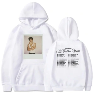 Beyaz Altın yıl turu Joshua Bassett HoodiesUnisex larrahat grafik