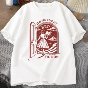 Beyaz an vintage eğlenceli kitap sevgilisi okuma streetwear grafik vi