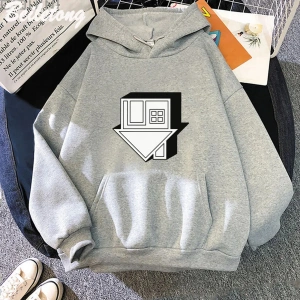 Beyaz Arctic Monkeys NBHD Mahalle Hoodie Komik Karikatür Grafik Gotik