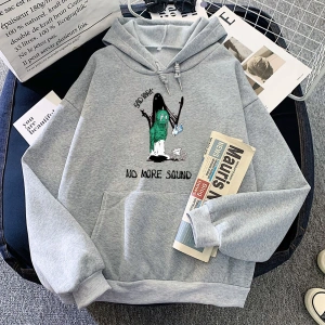 Beyaz Artık ses Sad Park Hoodies sıcak komik grafikCasual deras ra