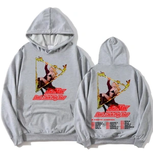 Beyaz Ava Max Dont Click Play Tour Hoodies Casual Long Sleeve Hooded AutumnWinte