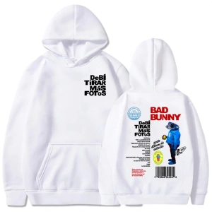 Beyaz Bad Bunny DTMF Debí Tirar Más Fotoğraflar Yeni Albüm Moda Roupas Fe