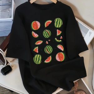 Beyaz Bekleyorum Keliyim Komik Meme Trend Y2k O-Boyun Unisex Yaz günlük