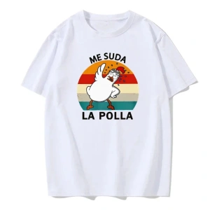 Beyaz Ben ter benim Cocks İspanyol metinleri komik şakalar inek Unisex yaz