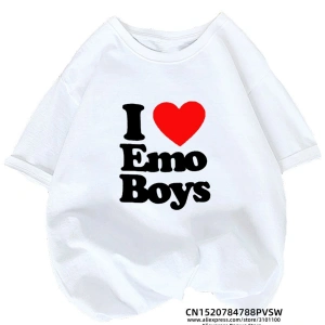 Beyaz Ben yapmak için seviyorum Boy Cry Grunge k Harajuku Clothes