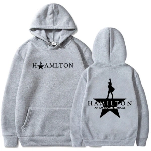 Beyaz Bir amerikan müzikal Hamiltonn Hoodies caderas Con Capuchau