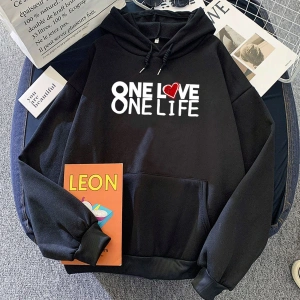 Beyaz Bir aşk bir hayat U2 bant Hoodies Hip Hop dera Mujer