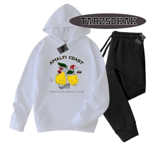 Beyaz Biskilet Amalfi coast Detaylı ikili TAKIM